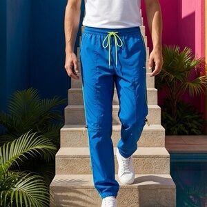 NWT EPTM USA Men’s Adjustable Elastic Cord Hyper Jogger Pants Yellow -Size Large